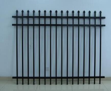 Aluminum Flat Top Rings Fence Panel Powder Coated Aluminum Fencing