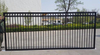 Aluminum Flat Top Rings Fence Panel Powder Coated Aluminum Fencing