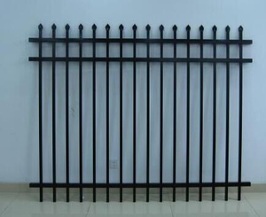 Aluminum Swimming Pool Fence/Picket Fence/Balcony Fencing/Privacy Fence/Ornamental Wrought Iron Panel Fence Railing Metal Slat Fence Factory