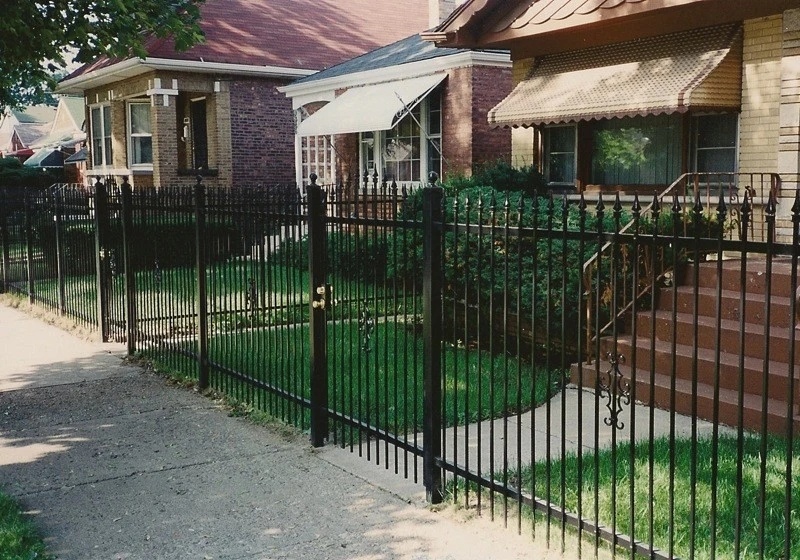 Spear Picket Fence Panel Galvanized Steel Fence Security Fencing/Gate Security Fence