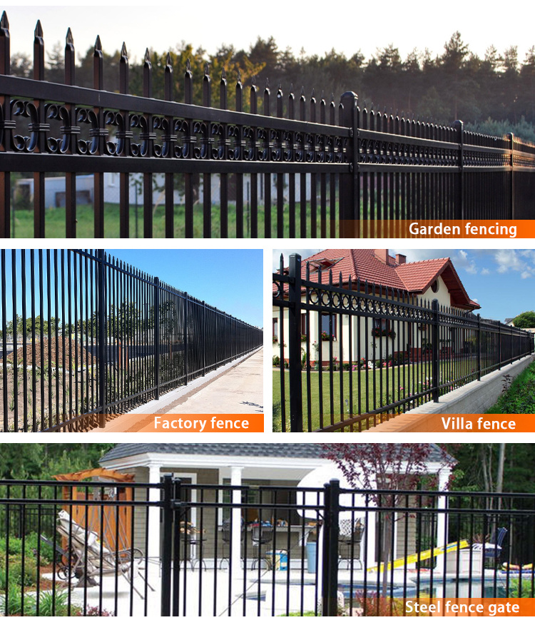 Fencing/Fence Aluminium/Garden / Swing/Driveway/Metal Sliding Panel Fence Design for House/School/Factory/Swimming Pool