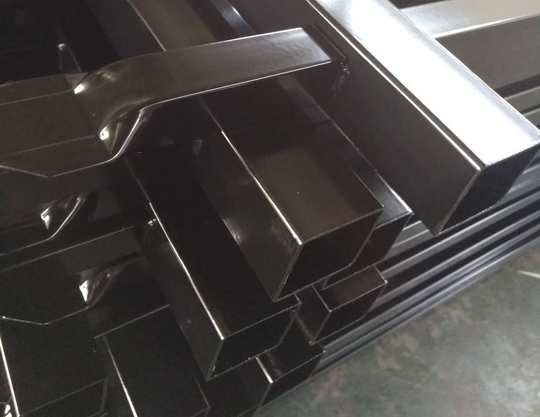 Aluminum Flat Top Rings Fence Panel Powder Coated Aluminum Fencing
