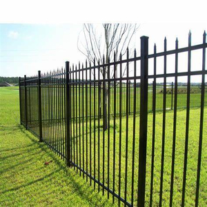 Wholesale Custom Powder Coated Anti Rust Welded Wrought Picket Boundary Corrugated Decorative Garrison/Security/Safety Fence for Metal/Iron