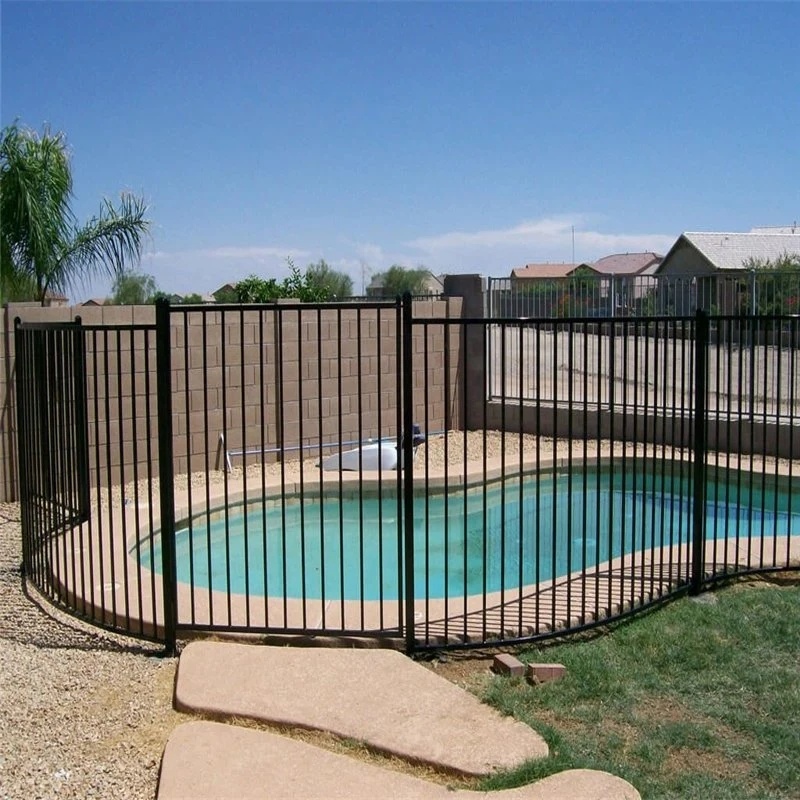 Iron Pool Railing Ornamental Garden Security Fencing Wrought Iron Railing Aluminum Fence ...